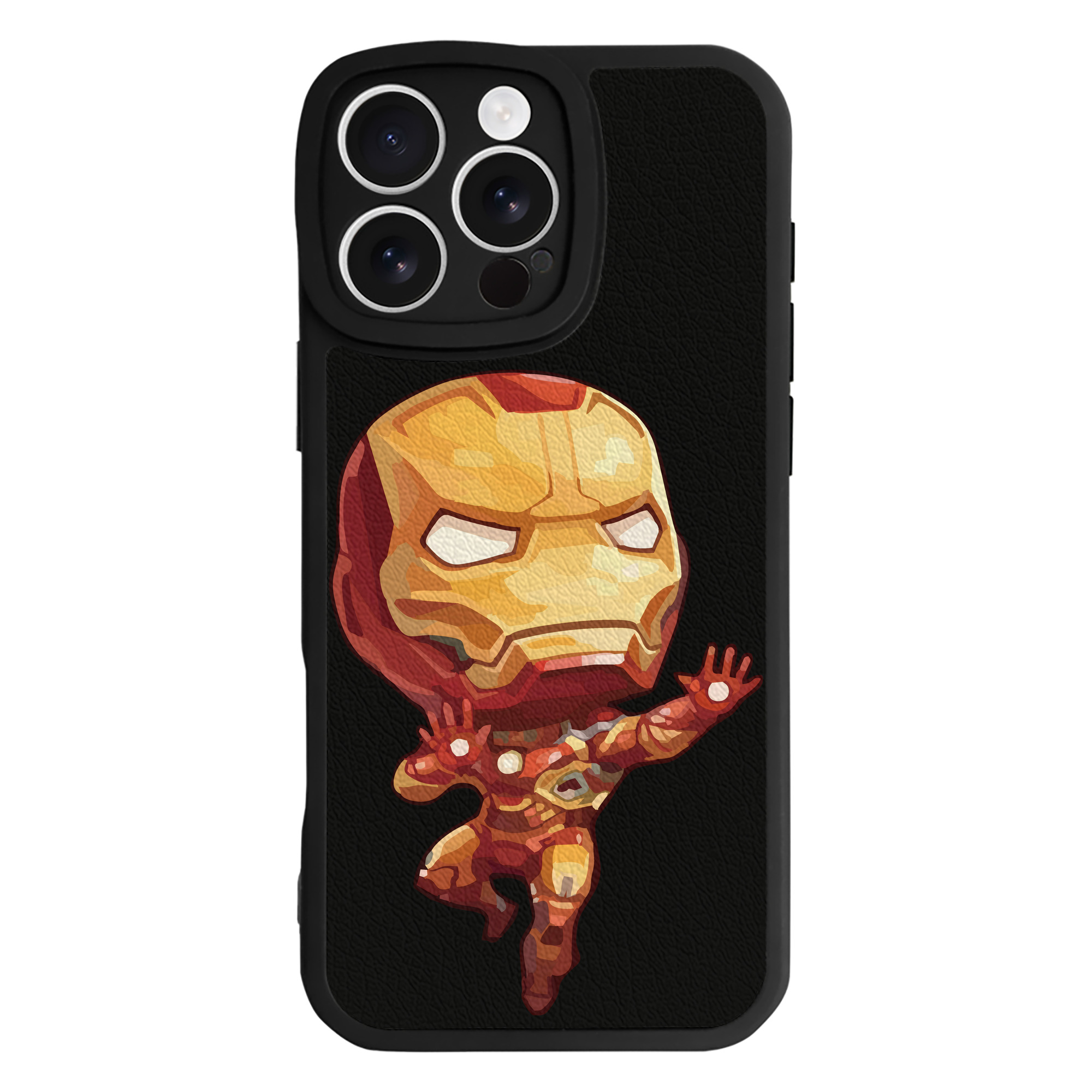 （画像用） アベンジャーズ The Avengers 【iPhone 16シリーズ対応】シリコンスマホケース（レザー調） 材質：シリコン